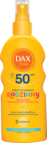 DAX SUN Rodzinny spray ochronny SPF 50 